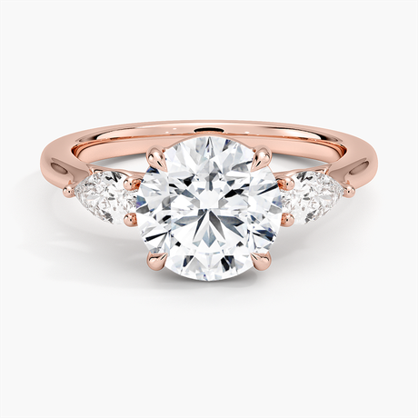14K Rose Gold Opera Perfect Fit Diamond Ring