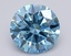 1.54 Ct. Fancy Vivid Blue Round Lab Grown Diamond