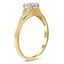The Gialt Ring, smalltop view on a hand