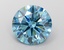 8.01 Ct. Fancy Vivid Blue Round Lab Grown Diamond
