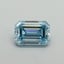 0.42 Ct. Fancy Intense Blue Emerald Lab Grown Diamond