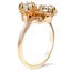 The Laurel Ring, smalltop view on a hand