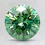 2.01 Ct. Fancy Vivid Pacific Green Round Lab Grown Diamond