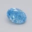 0.30 Ct. Fancy Vivid  Blue Oval Lab Grown Diamond