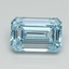 1.20 Ct. Fancy Intense Blue Emerald Lab Grown Diamond