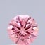 1.02 Ct. Fancy Vivid Pink Round Lab Grown Diamond
