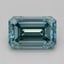 1.07 Ct. Fancy Intense Greenish Blue Emerald Lab Grown Diamond