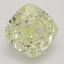 1.51 Ct. Fancy Light Yellow Cushion Diamond