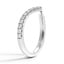 Scalloped Pavé Contour Diamond Ring, smallside view