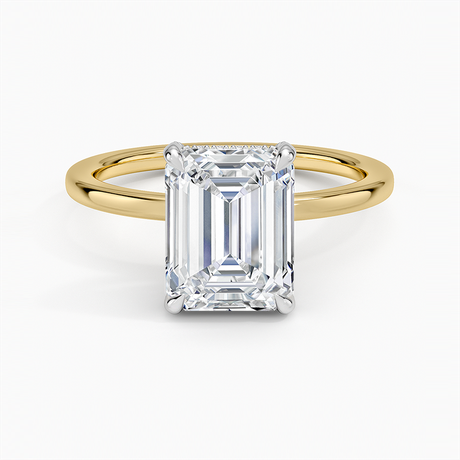 Mixed Metal Lumiere Diamond Ring