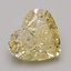 2.71 Ct. Fancy Intense Yellow Heart Lab Grown Diamond