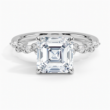 18K White Gold Briar Diamond Ring