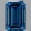 1.60 Ct. Fancy Vivid Blue Emerald Lab Grown Diamond