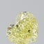 1.01 Ct. Fancy Intense  Yellow Heart Diamond