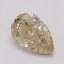 0.53 Ct. Fancy Brownish Orangy Yellow Pear Diamond