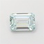 1.13 Ct. Fancy Intense  Green Emerald Lab Grown Diamond