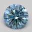 2.03 Ct. Fancy Vivid Blue Round Lab Grown Diamond