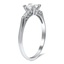 The Shaun Ring, smalltop view on a hand