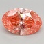 3.02 Ct. Fancy Vivid Pink Oval Lab Grown Diamond