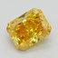 2.70 Ct. Fancy Vivid Yellow Radiant Lab Grown Diamond