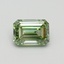 0.70 Ct. Fancy Intense Green Emerald Lab Grown Diamond