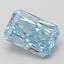 1.55 Ct. Fancy Vivid Blue Radiant Lab Grown Diamond