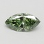 0.53 Ct. Fancy Vivid Green Marquise Lab Grown Diamond