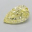 2.00 Ct. Fancy Intense  Yellow Pear Lab Grown Diamond