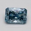 1.58 Ct. Fancy Intense Blue Radiant Lab Grown Diamond