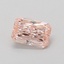 0.55 Ct. Fancy Intense Pink Radiant Lab Grown Diamond
