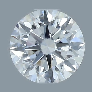 Round diamond — real photo