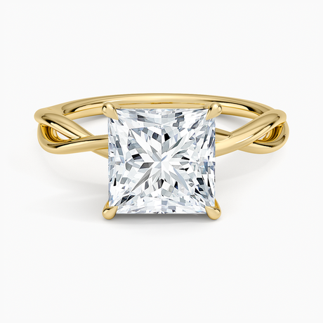 Alya Twist Solitaire Ring - Brilliant Earth