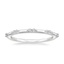 18K White Gold Petra Diamond Ring, smalltop view
