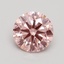 1.62 Ct. Fancy Intense Pink Round Lab Grown Diamond