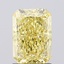 1.38 Ct. Fancy Intense  Yellow Radiant Lab Grown Diamond