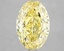 3.02 Ct. Fancy Vivid Yellow Oval Lab Grown Diamond