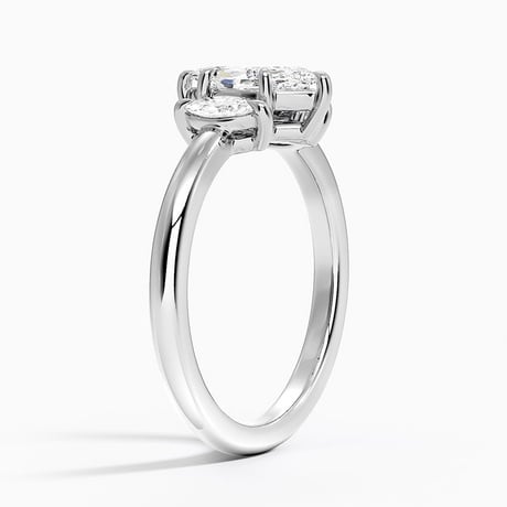 Sasha Three Stone Marquise Diamond Ring
