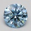 2.02 Ct. Fancy Blue Round Lab Grown Diamond