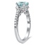 The Chaumont Ring, smalltop view on a hand