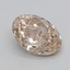 0.50 Ct. Light  Brown Oval Lab Grown Diamond