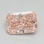 1.26 Ct. Fancy Vivid Pink Radiant Lab Grown Diamond