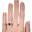 The Raiden Ring, smallzoomed in top view on a hand
