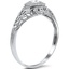 The Kalila Ring, smalltop view on a hand