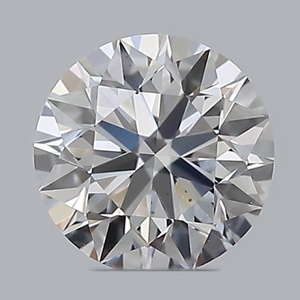 Round diamond — real photo