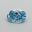 0.37 Ct. Fancy Vivid Blue Oval Lab Grown Diamond