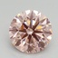 2.50 Ct. Fancy Intense Pink Round Lab Grown Diamond
