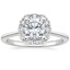 Platinum Calla Diamond Ring (1/3 ct. tw.), smalltop view