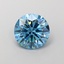 1.54 Ct. Fancy Vivid  Blue Round Lab Grown Diamond