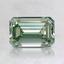 1.06 Ct. Fancy Intense Pacific Green Emerald Lab Grown Diamond