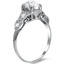 The Aitana Ring, smalltop view on a hand